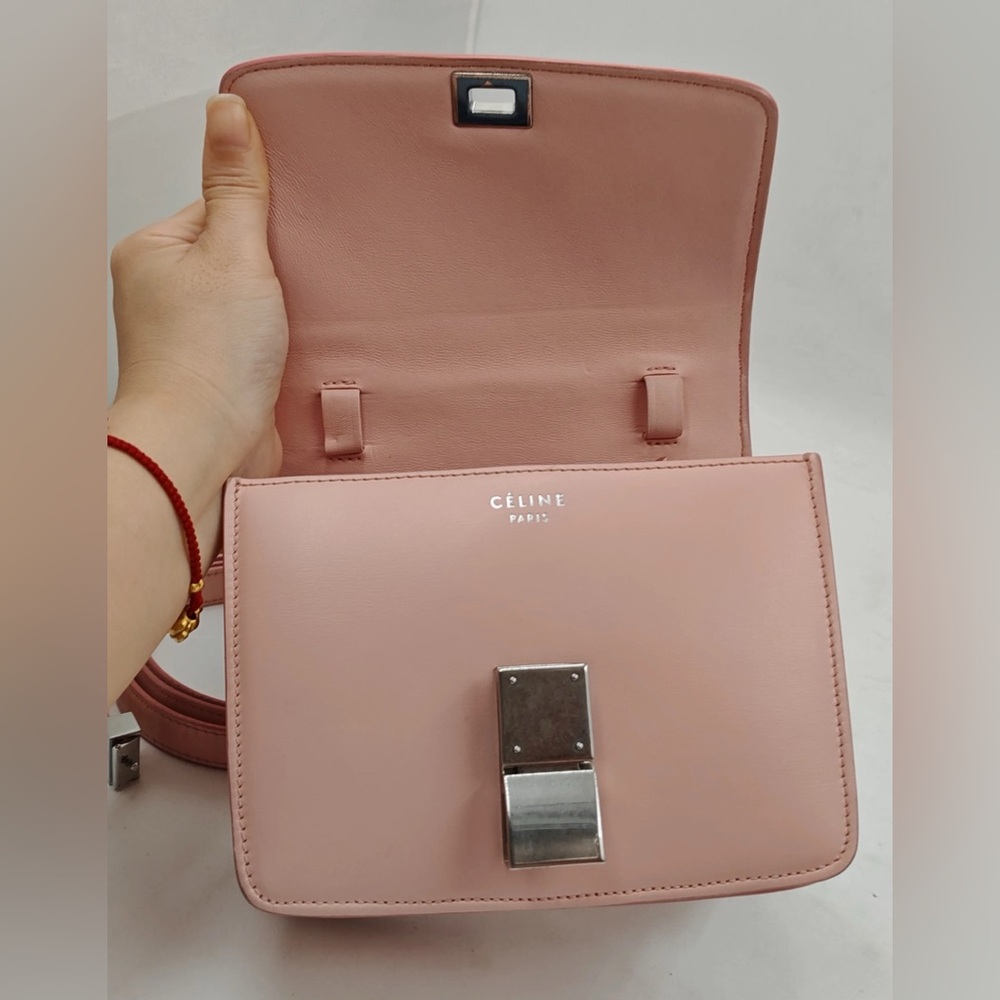 Authentic Celine box leather bag small - Picture 10 of 13